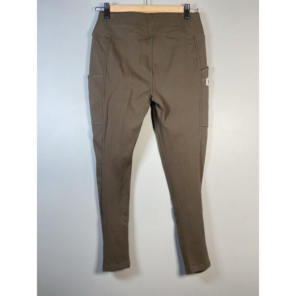 Carhartt Women’s Force Fitted Lightweight Utility Legging Olive Green XS NWT NEW - Picture 7 of 16